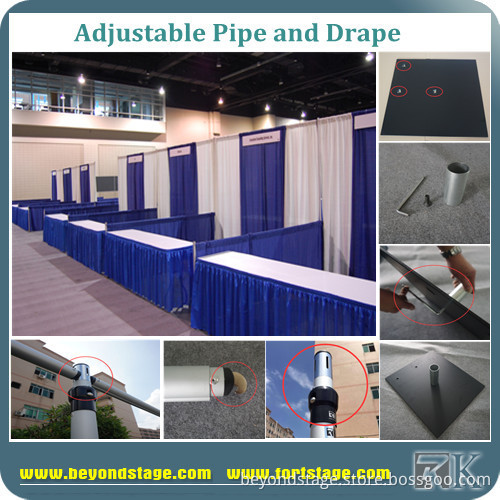 Trade Show Booth Backdrop Curtain Poles